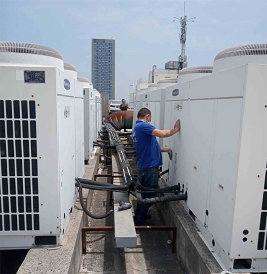 睢宁中央空调制热和不制冷系统维修方法